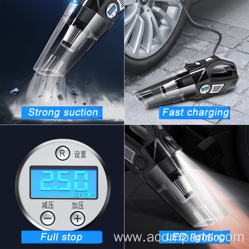 Car Portable Vacuum Cleaner With Tire Inflators